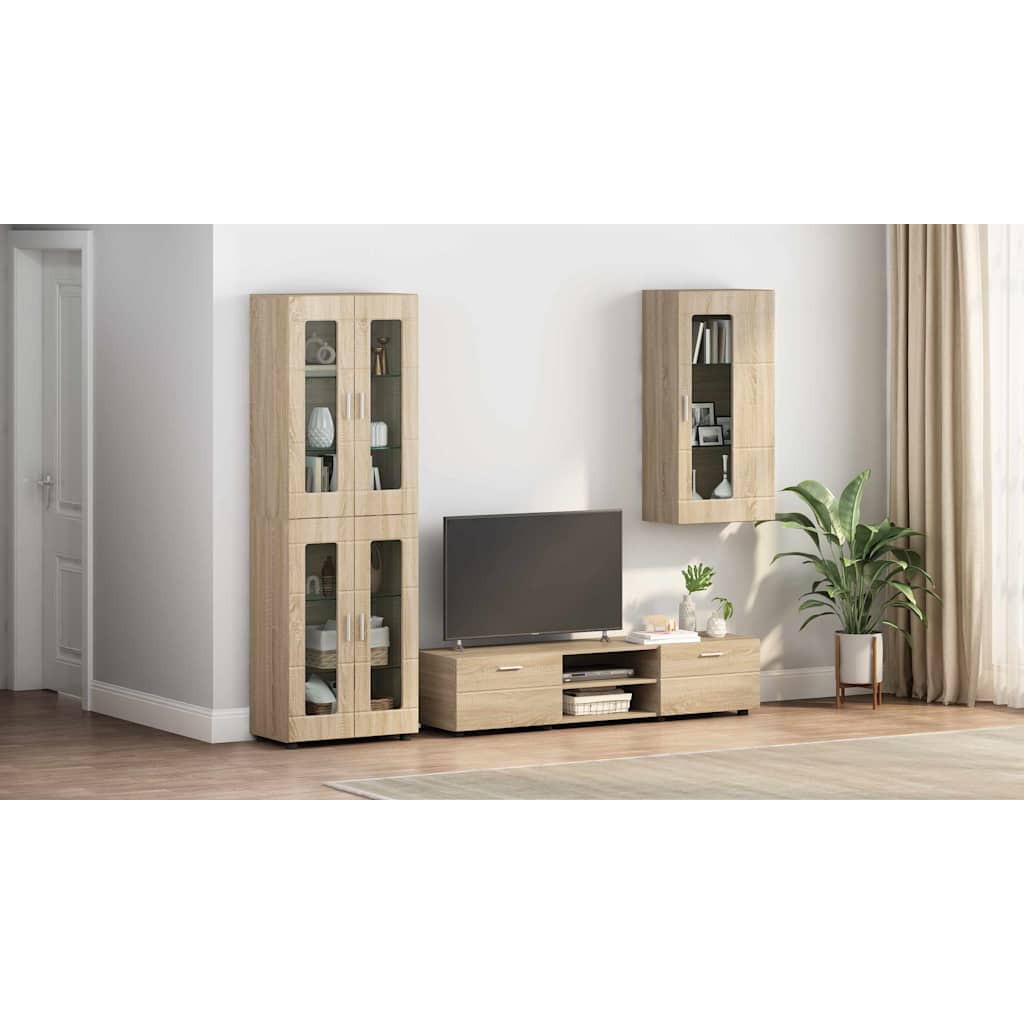 Træskab Sonoma eg 50 x 29 x 100 cm Konstrueret træ