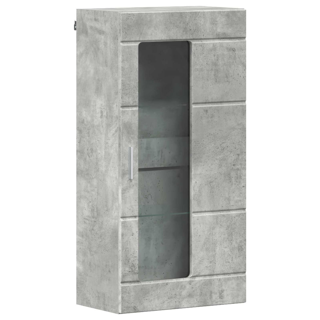 Træskab Beton Grå 50 x 29 x 100 cm Konstrueret træ