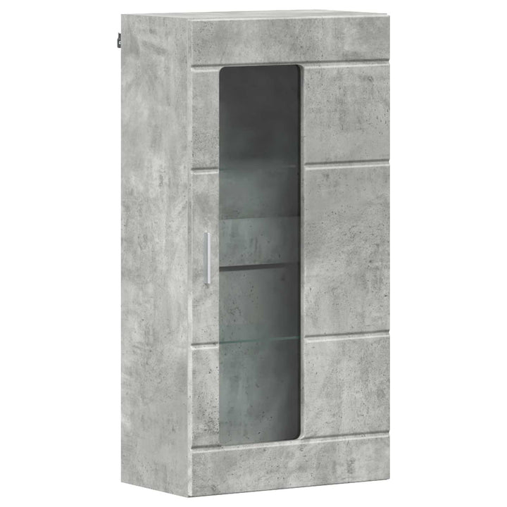 Træskab Beton Grå 50 x 29 x 100 cm Konstrueret træ