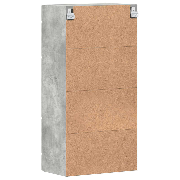 Træskab Beton Grå 50 x 29 x 100 cm Konstrueret træ