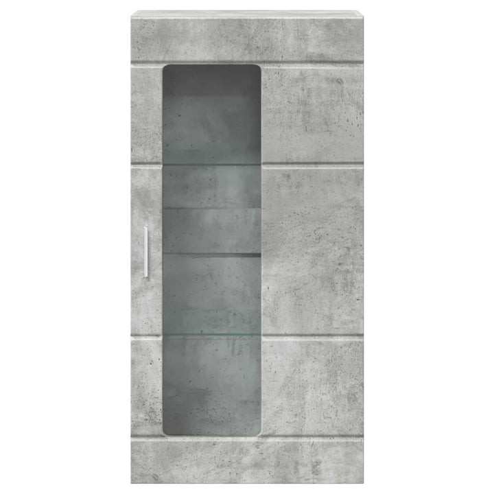 Træskab Beton Grå 50 x 29 x 100 cm Konstrueret træ