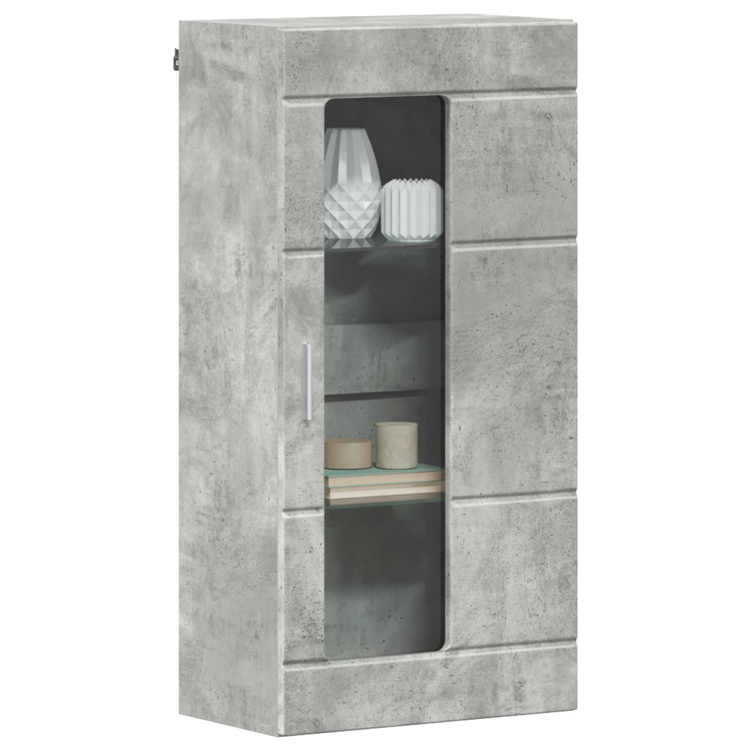 Træskab Beton Grå 50 x 29 x 100 cm Konstrueret træ