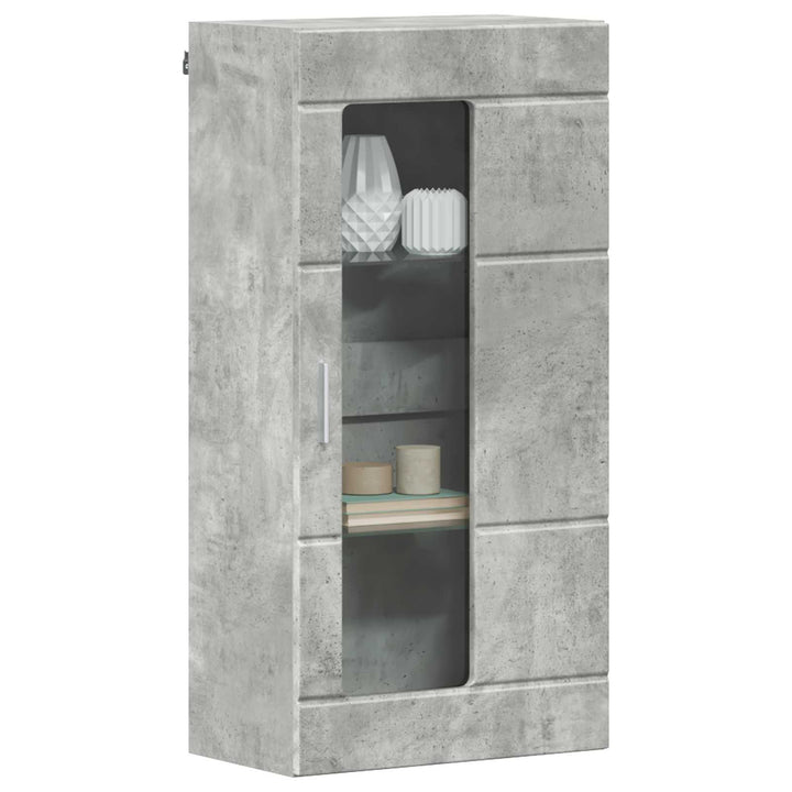 Træskab Beton Grå 50 x 29 x 100 cm Konstrueret træ