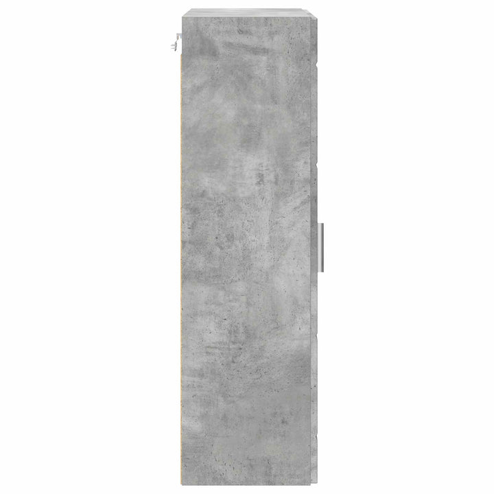 Træskab Beton Grå 50 x 29 x 100 cm Konstrueret træ
