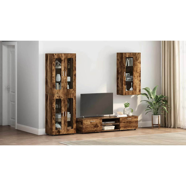 Træskab Røget eg 50 x 29 x 100 cm Konstrueret træ