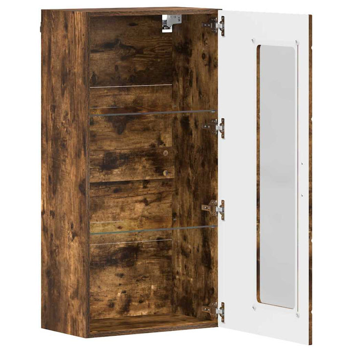 Træskab Røget eg 50 x 29 x 100 cm Konstrueret træ