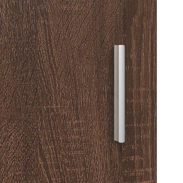 Træskab med opbevaring Brun eg 50 x 29 x 100 cm Konstrueret træ