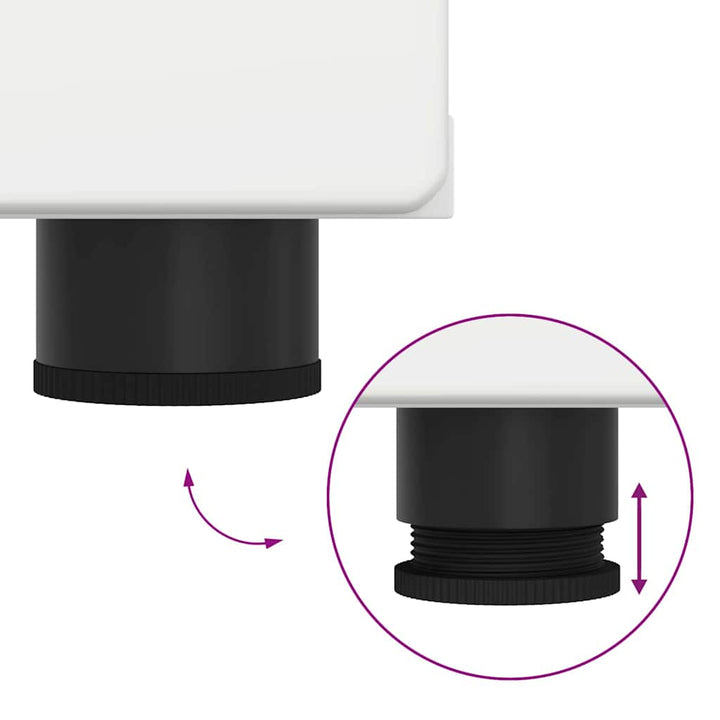 Træskab med skuffe Hvid 150 x 39 x 30 cm Konstrueret træ