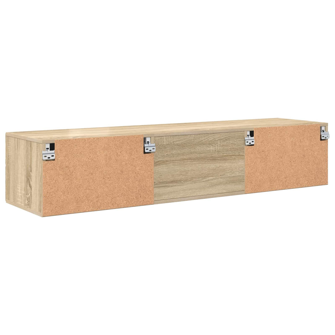 Træskab med skuffe Sonoma eg 150 x 39 x 30 cm Konstrueret træ