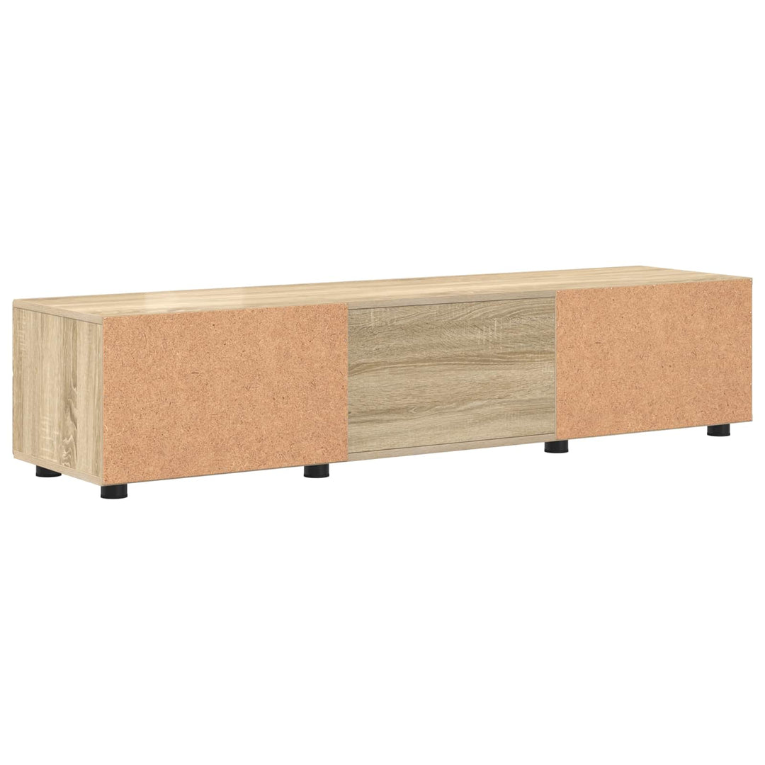 Træskab med skuffe Sonoma eg 150 x 39 x 30 cm Konstrueret træ