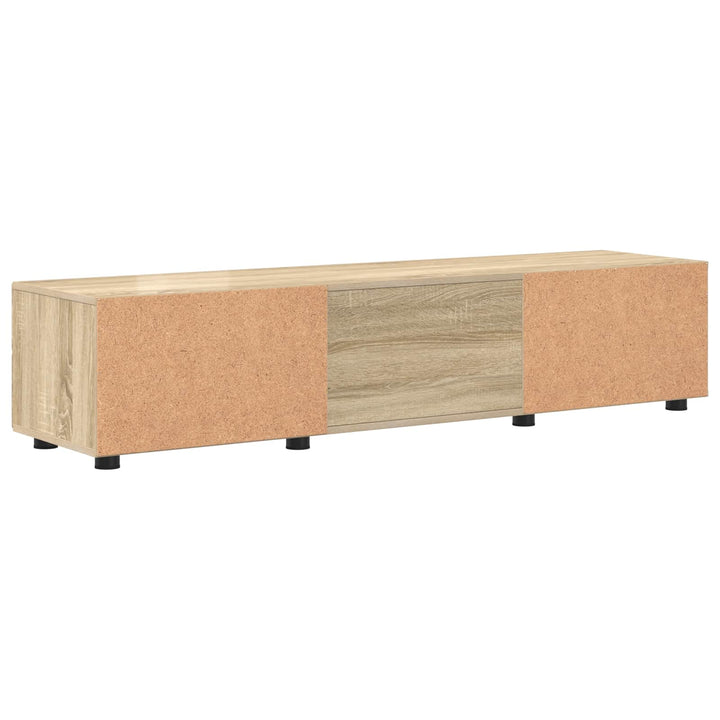 Træskab med skuffe Sonoma eg 150 x 39 x 30 cm Konstrueret træ