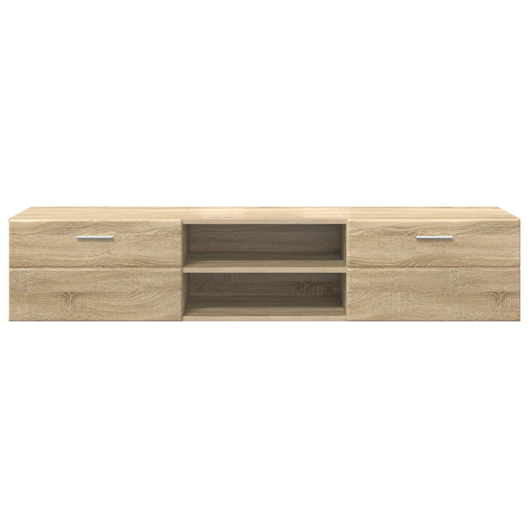 Træskab med skuffe Sonoma eg 150 x 39 x 30 cm Konstrueret træ