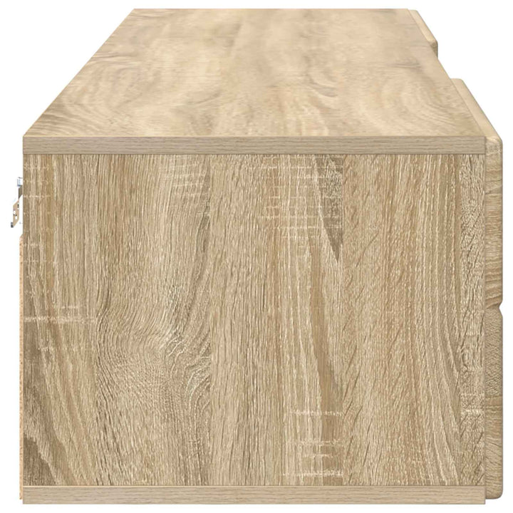 Træskab med skuffe Sonoma eg 150 x 39 x 30 cm Konstrueret træ