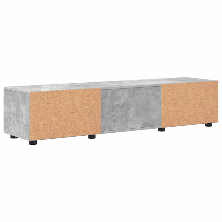 Træskab med skuffe Beton Grå 150 x 39 x 30 cm Konstrueret træ