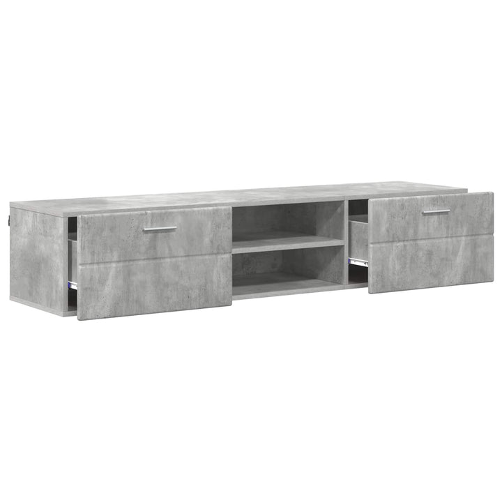 Træskab Høj gloss hvid 150 x 39 x 30 cm Konstrueret træ