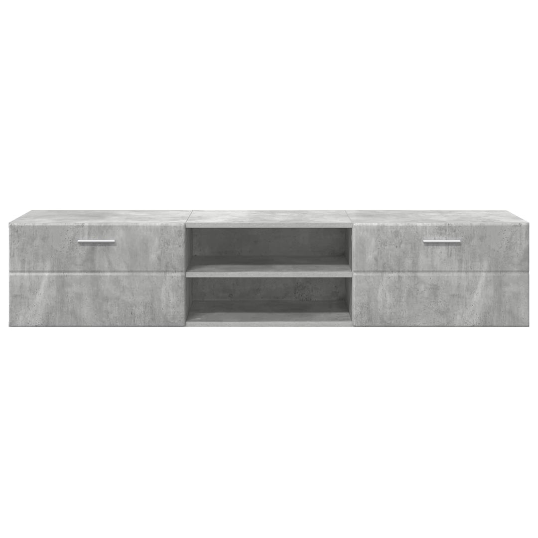 Træskab Høj gloss hvid 150 x 39 x 30 cm Konstrueret træ