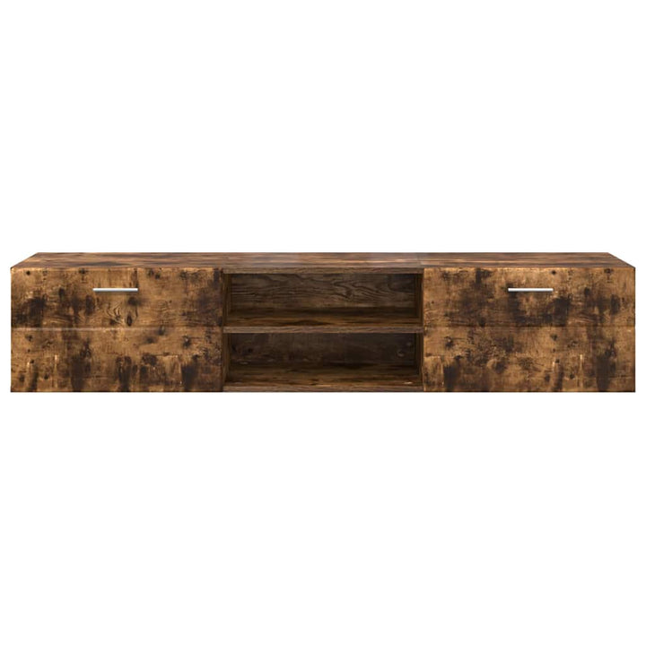 Træskab med skuffe Røget eg 150 x 39 x 30 cm Konstrueret træ