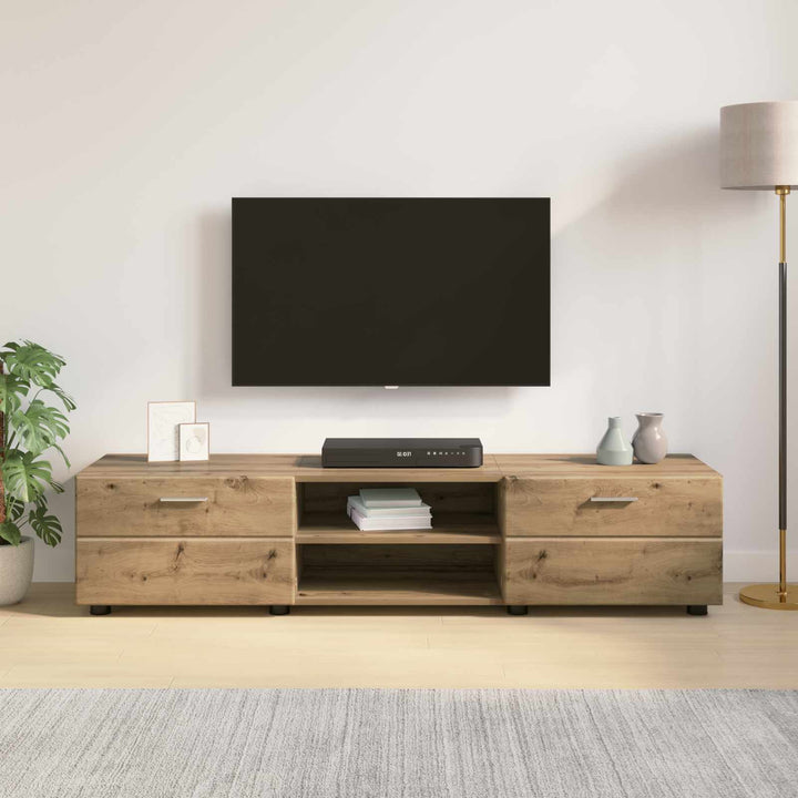 Træskab Artisan Egetræ 150 x 39 x 30 cm Konstrueret træ