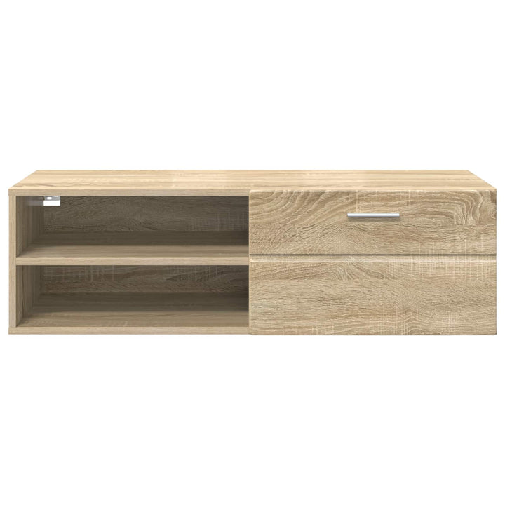 Træskab med skuffe Sonoma eg 100,5 x 39 x 30 cm Konstrueret træ