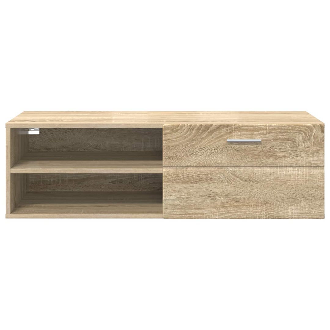 Træskab med skuffe Sonoma eg 100,5 x 39 x 30 cm Konstrueret træ