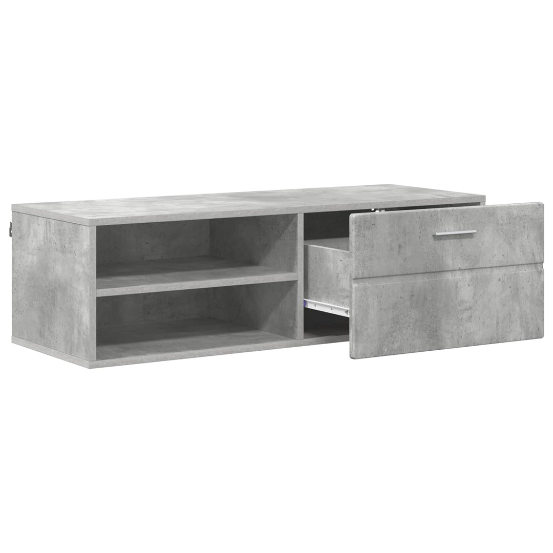 Træskab Høj gloss hvid 100,5 x 39 x 30 cm Konstrueret træ