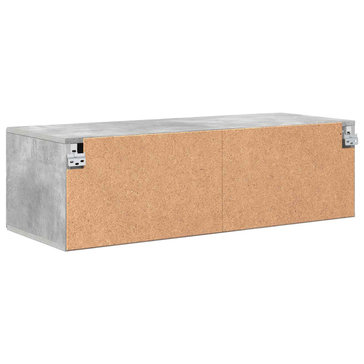 Træskab Høj gloss hvid 100,5 x 39 x 30 cm Konstrueret træ