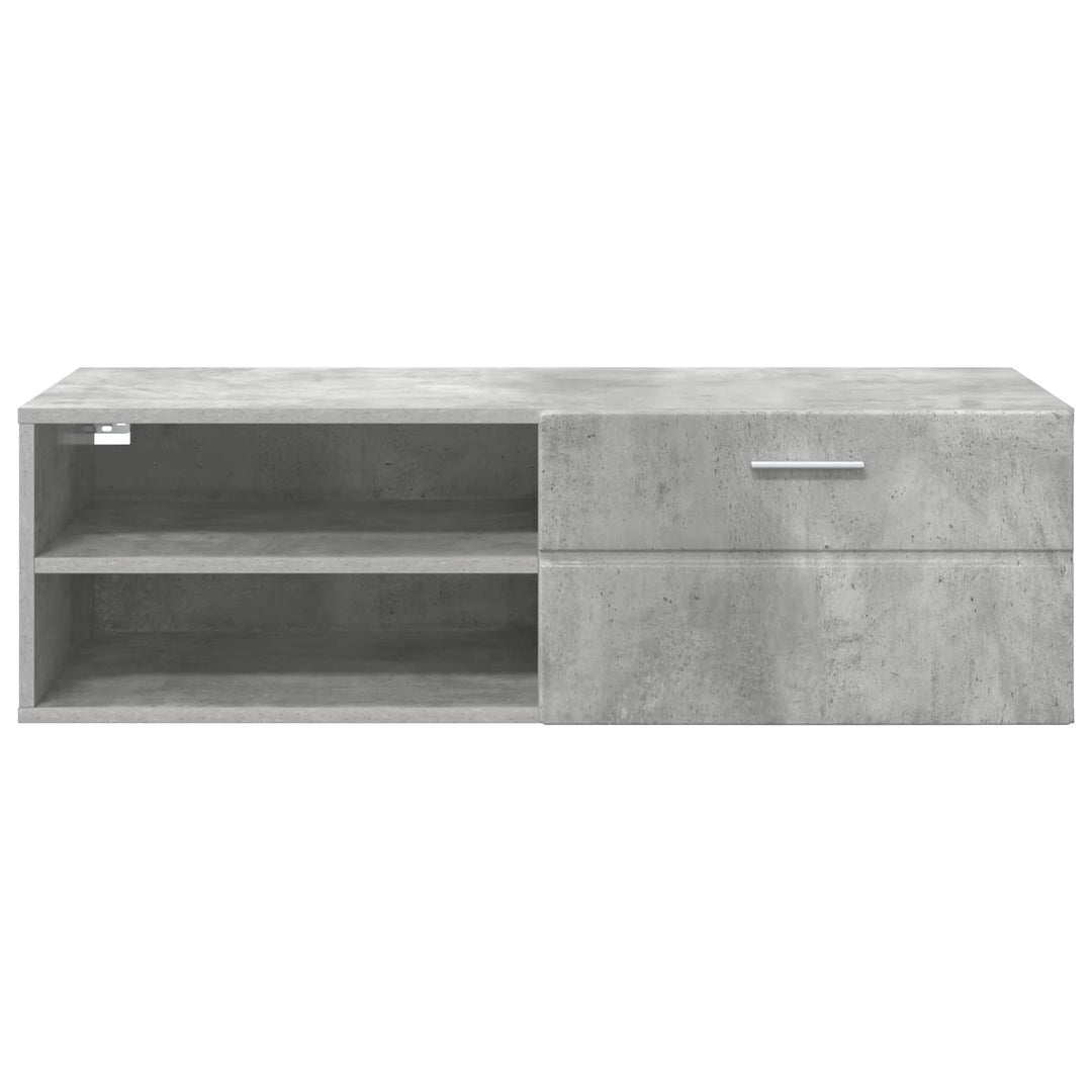Træskab Høj gloss hvid 100,5 x 39 x 30 cm Konstrueret træ