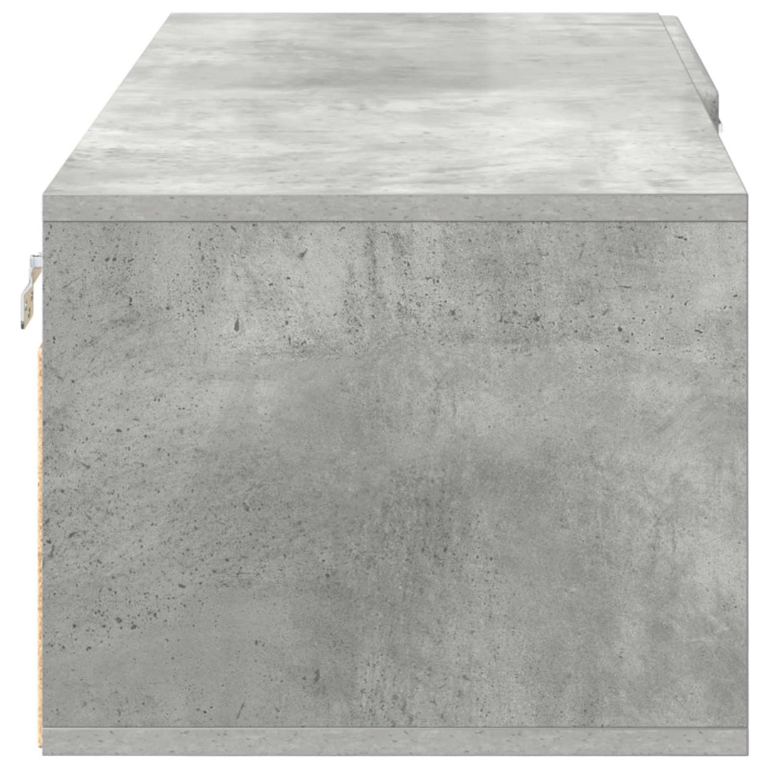 Træskab Høj gloss hvid 100,5 x 39 x 30 cm Konstrueret træ