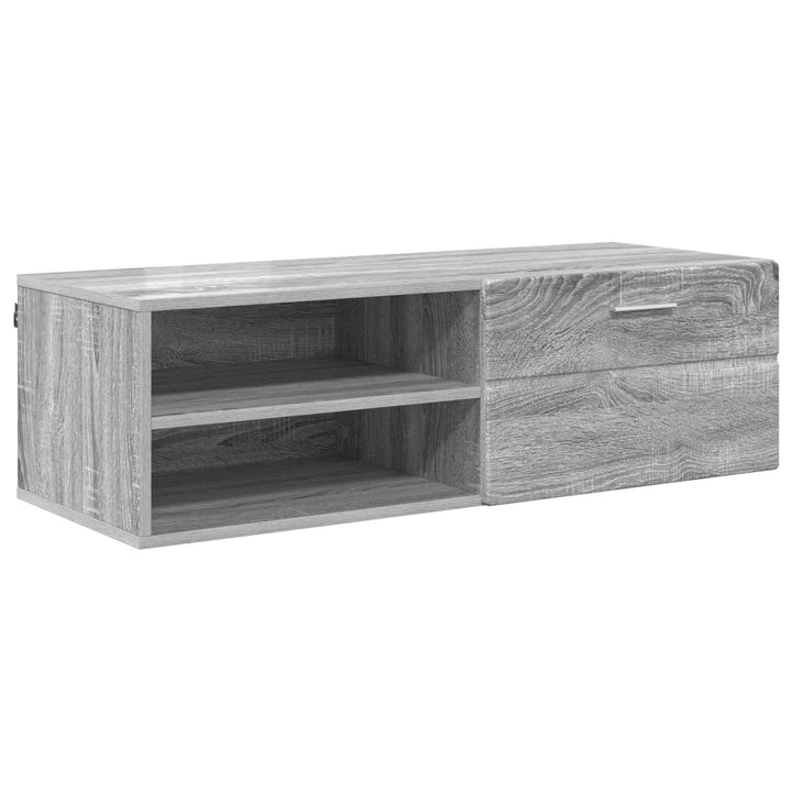 Træskab Grå Sonoma 100,5 x 39 x 30 cm Konstrueret træ