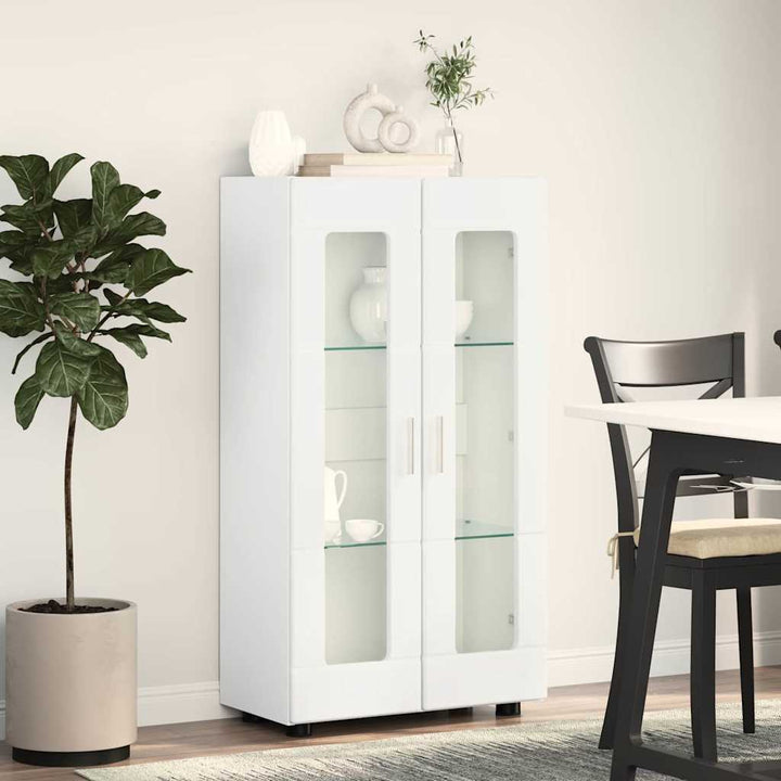 Sideboard FLORIN Hvid 55,5 x 29 x 103 cm Konstrueret træ