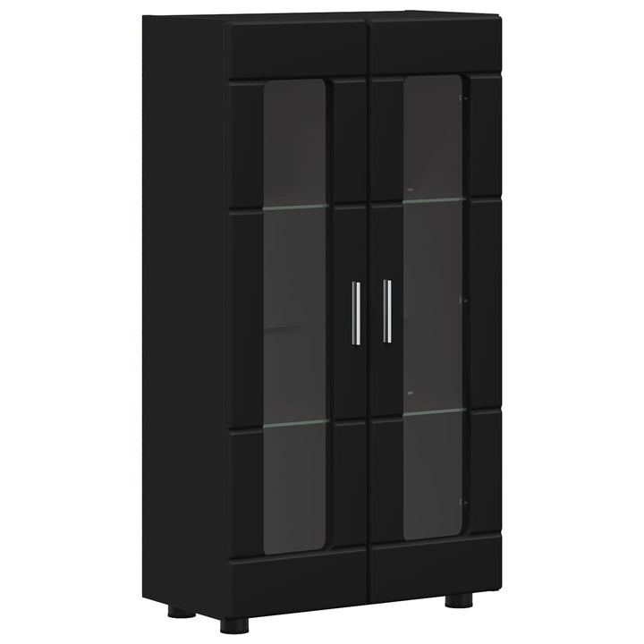 Sideboard FLORIN Sort 55,5 x 29 x 100 cm Konstrueret træ