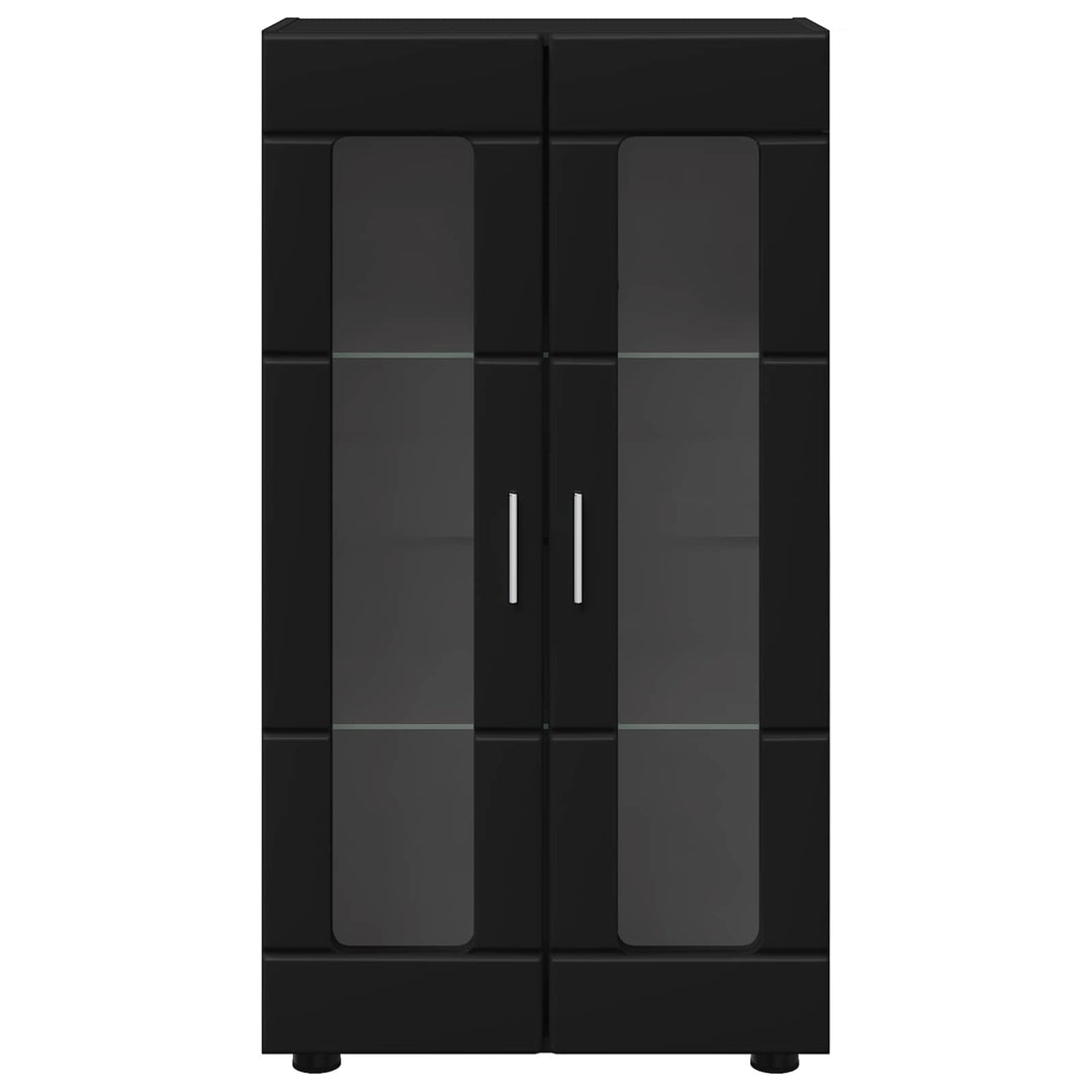 Sideboard FLORIN Sort 55,5 x 29 x 100 cm Konstrueret træ