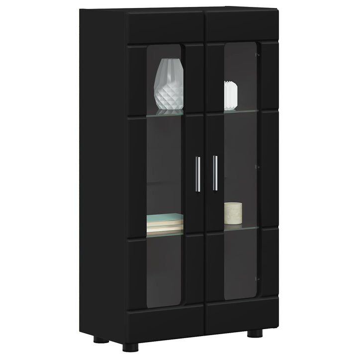 Sideboard FLORIN Sort 55,5 x 29 x 100 cm Konstrueret træ