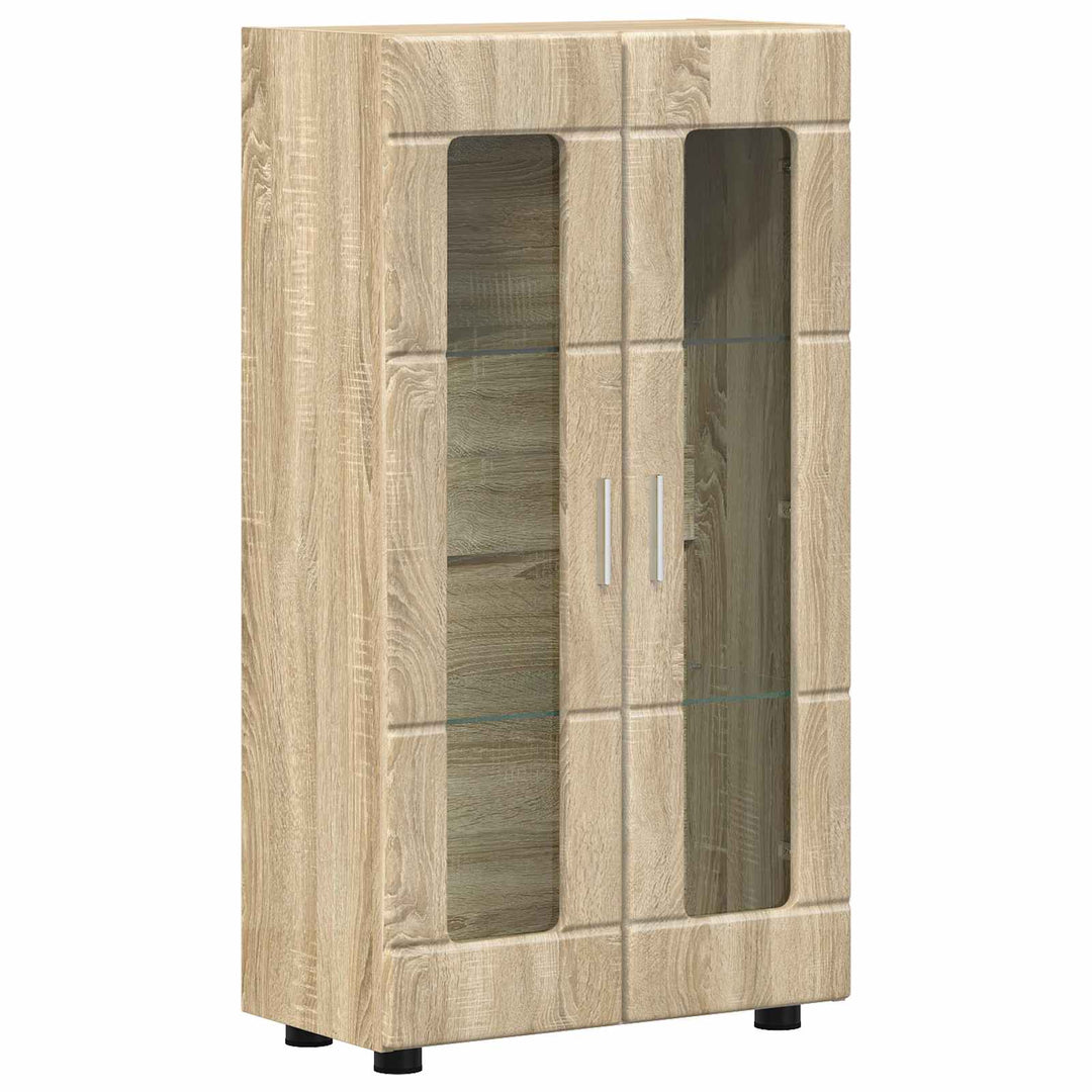 Sideboard FLORIN Sonoma eg 55,5 x 29 x 100 cm Konstrueret træ