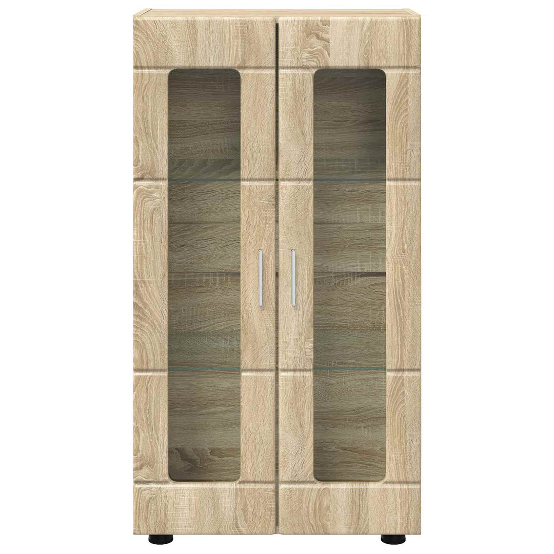 Sideboard FLORIN Sonoma eg 55,5 x 29 x 100 cm Konstrueret træ
