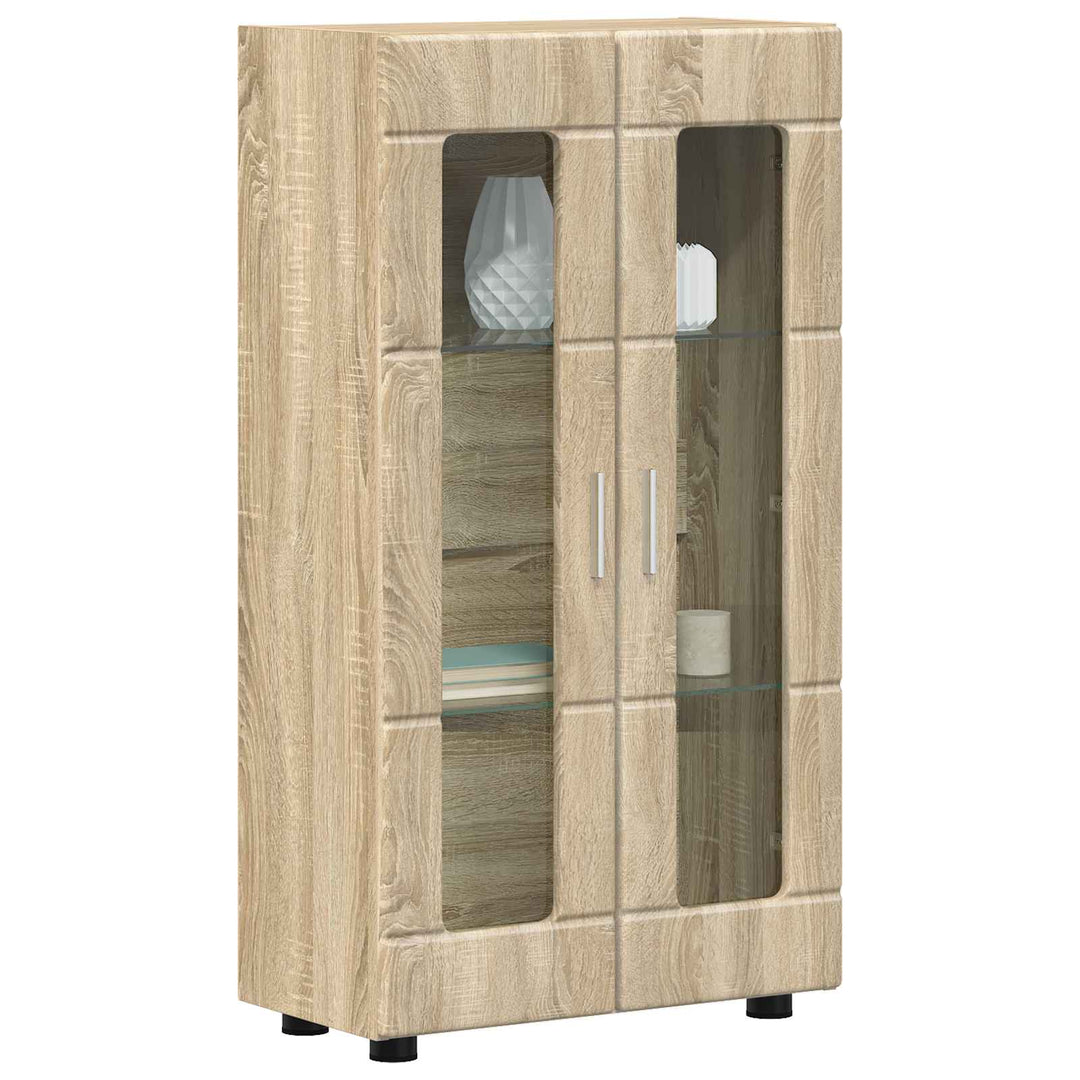 Sideboard FLORIN Sonoma eg 55,5 x 29 x 100 cm Konstrueret træ