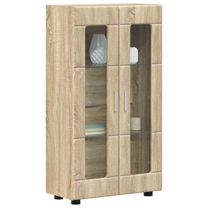 Sideboard FLORIN Sonoma eg 55,5 x 29 x 100 cm Konstrueret træ