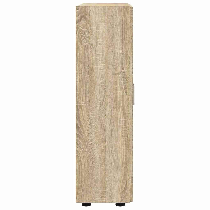 Sideboard FLORIN Sonoma eg 55,5 x 29 x 103 cm Konstrueret træ