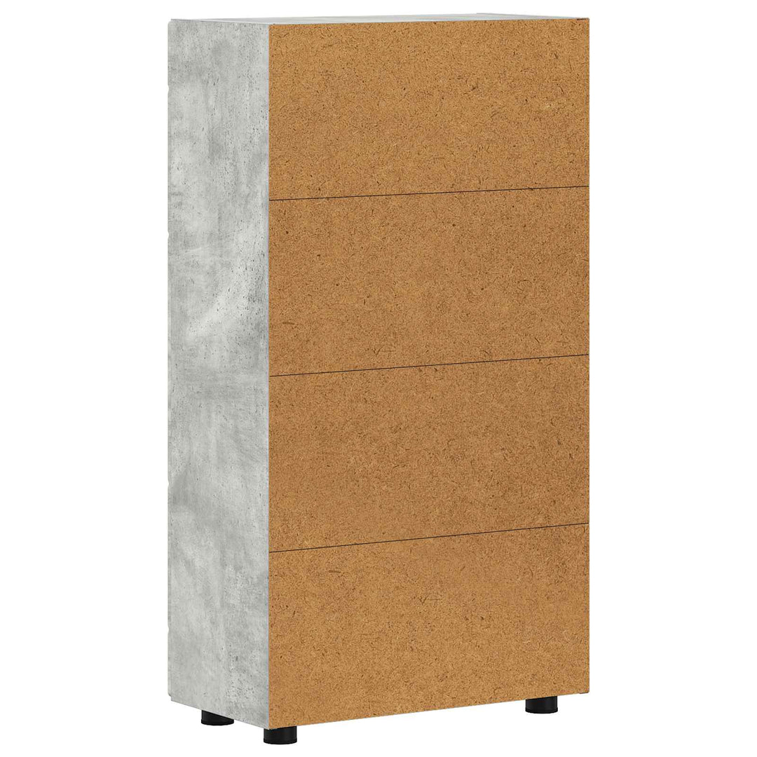 Sideboard FLORIN 55,5 x 29 x 100 cm Beton Grå Konstrueret træ