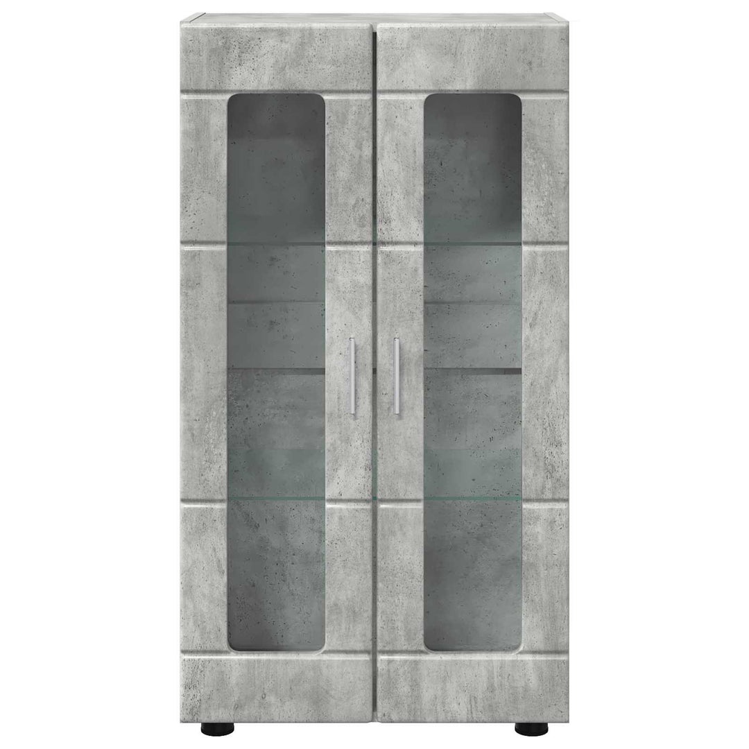 Sideboard FLORIN 55,5 x 29 x 100 cm Beton Grå Konstrueret træ