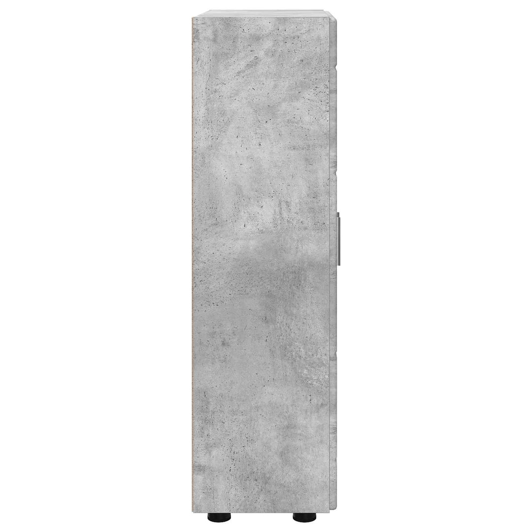 Sideboard FLORIN 55,5 x 29 x 100 cm Beton Grå Konstrueret træ