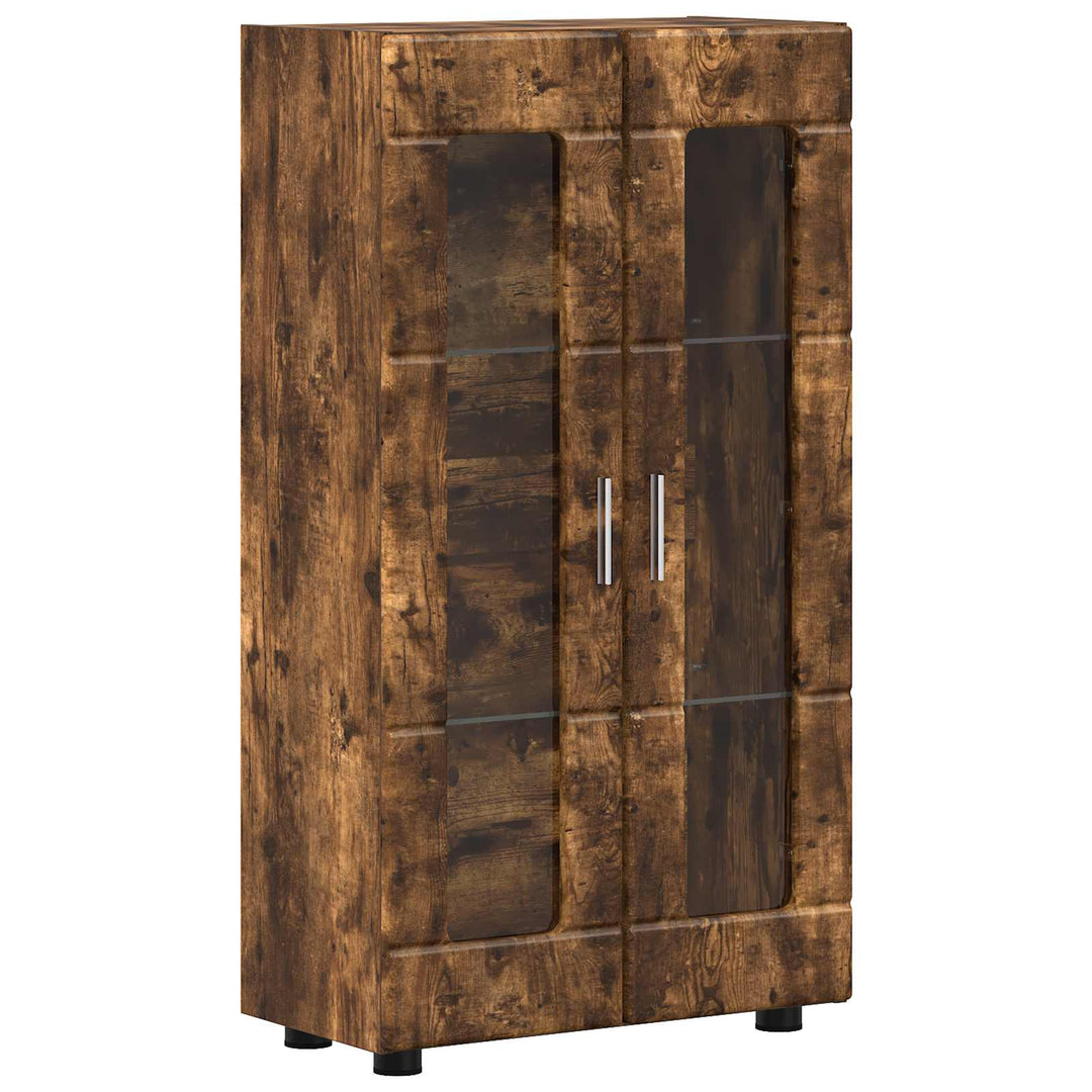 Sideboard FLORIN Røget eg 55,5 x 29 x 100 cm Konstrueret træ