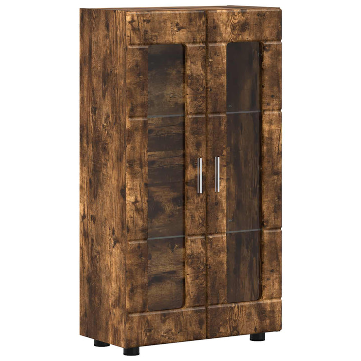 Sideboard FLORIN Røget eg 55,5 x 29 x 100 cm Konstrueret træ