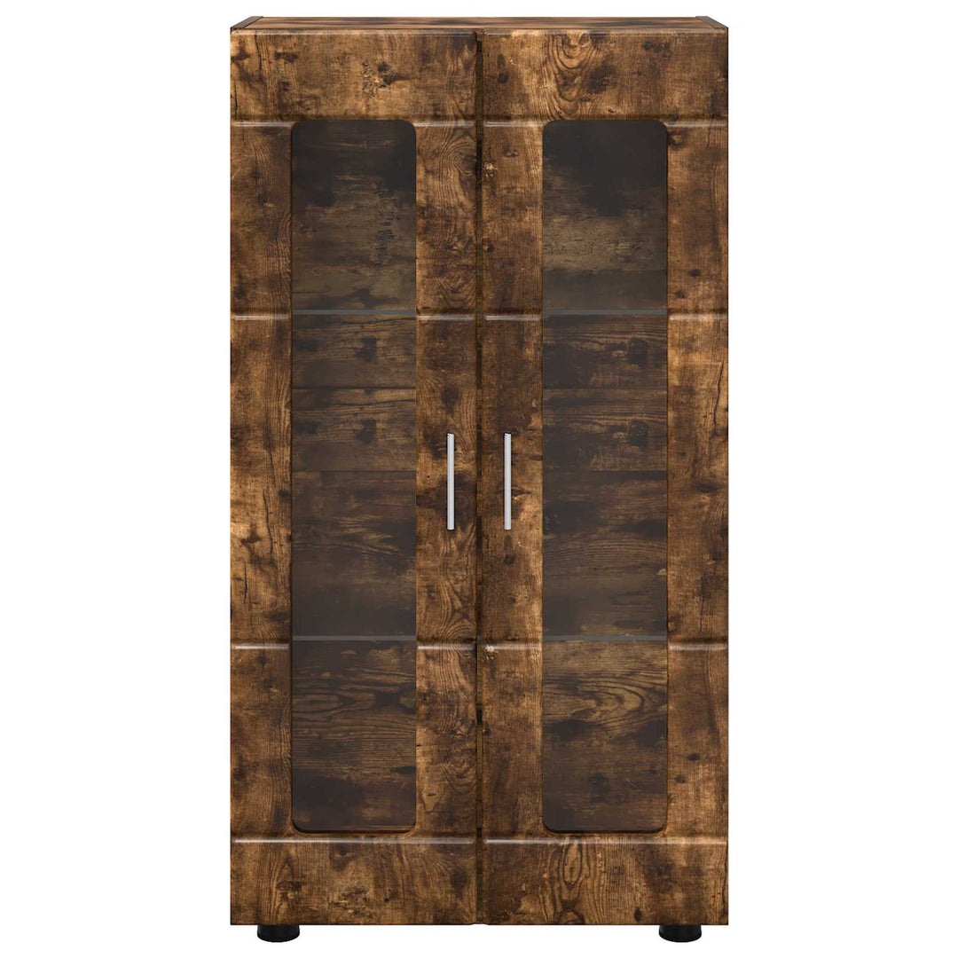 Sideboard FLORIN Røget eg 55,5 x 29 x 100 cm Konstrueret træ