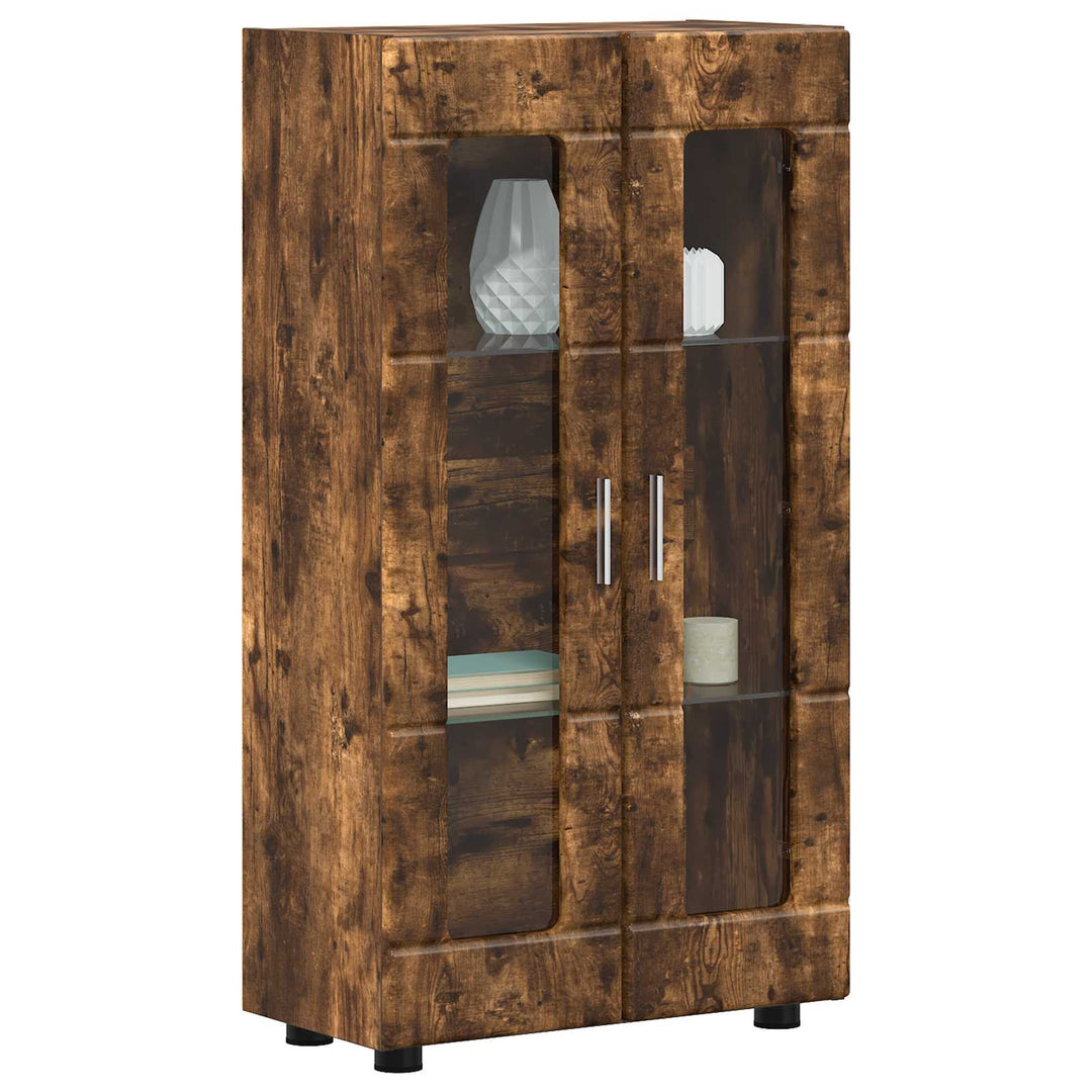Sideboard FLORIN Røget eg 55,5 x 29 x 100 cm Konstrueret træ