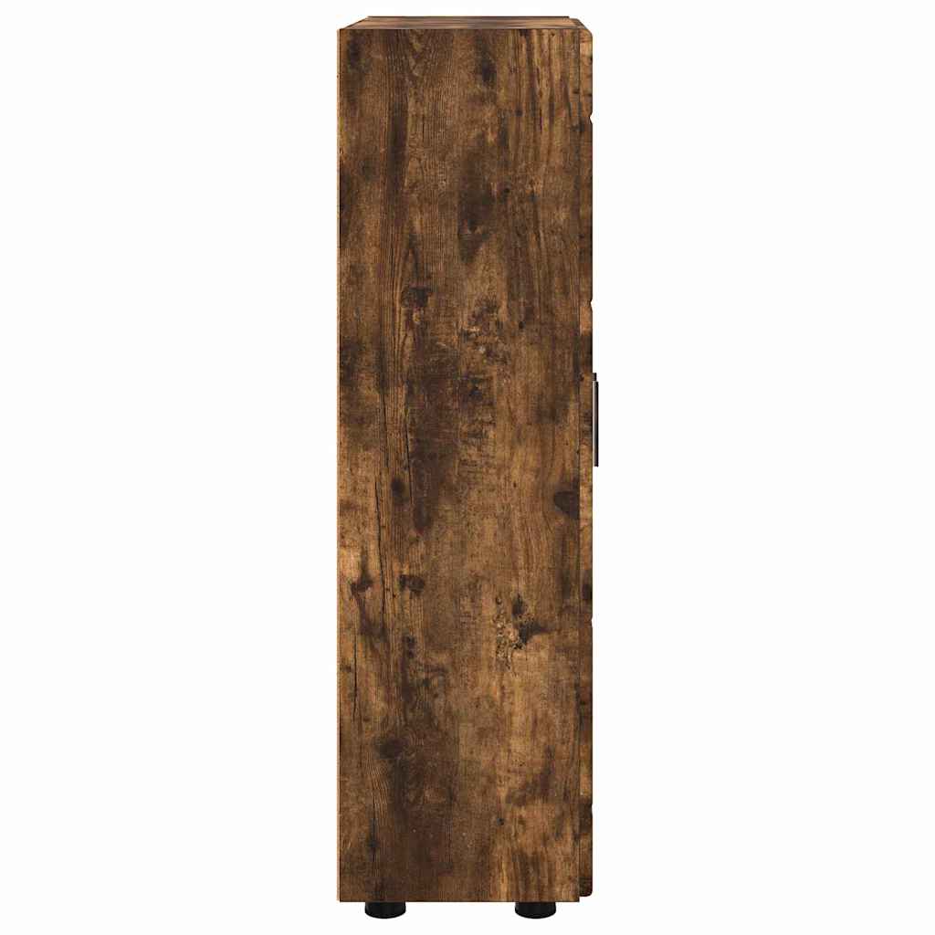 Sideboard FLORIN Røget eg 55,5 x 29 x 103 cm Konstrueret træ