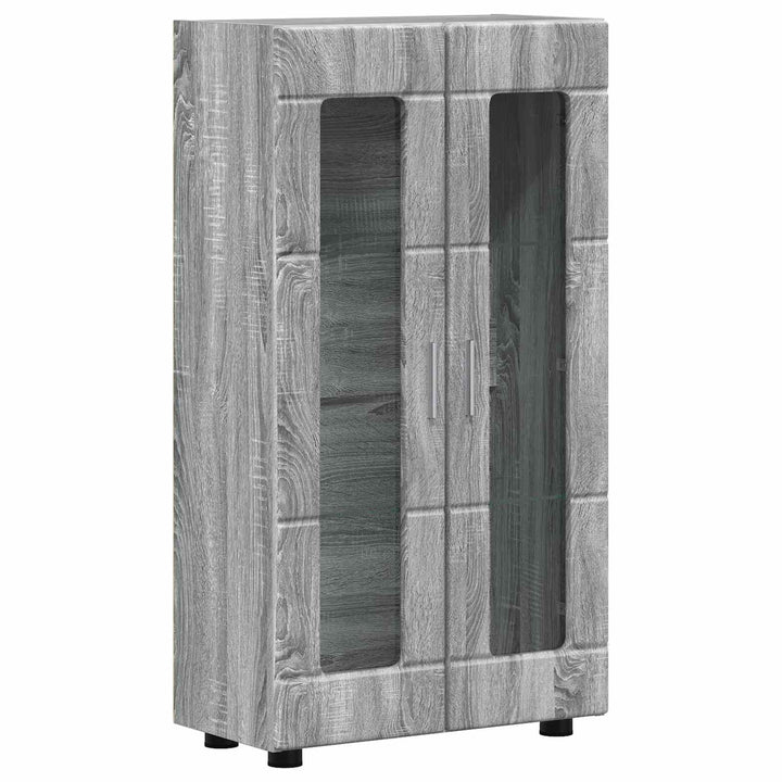 Sideboard FLORIN 55,5 x 29 x 100 cm Grå Sonoma Konstrueret træ