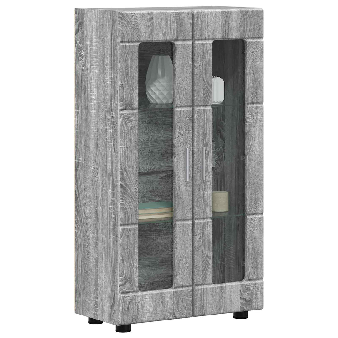 Sideboard FLORIN 55,5 x 29 x 100 cm Grå Sonoma Konstrueret træ