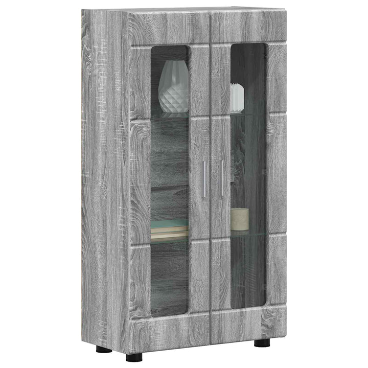 Sideboard FLORIN 55,5 x 29 x 100 cm Grå Sonoma Konstrueret træ
