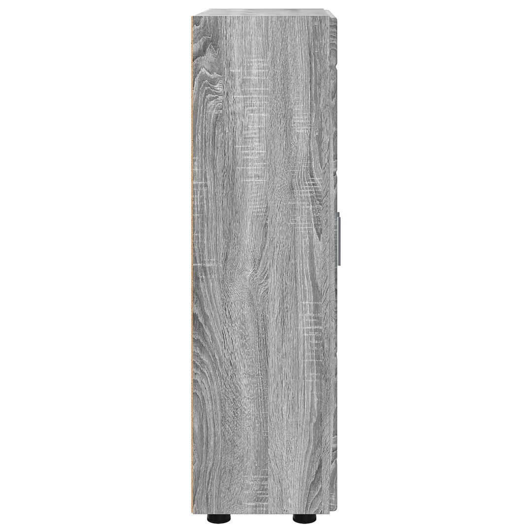 Sideboard FLORIN 55,5 x 29 x 100 cm Grå Sonoma Konstrueret træ